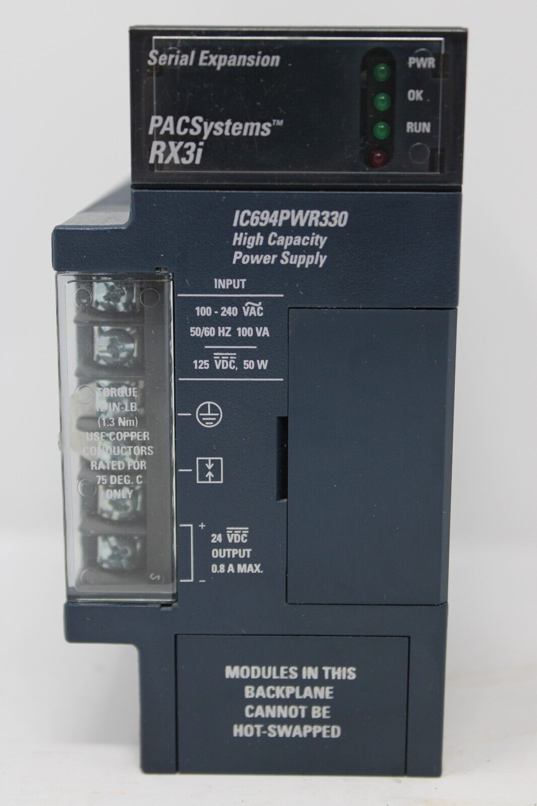 used GE Fanuc IC694PWR330A Power Supply - GE FANUC