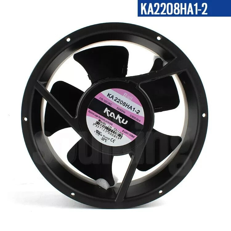 1pcs KAKU KA2208HA1-2 110V 0.50A all metal axial fan 220*80mm