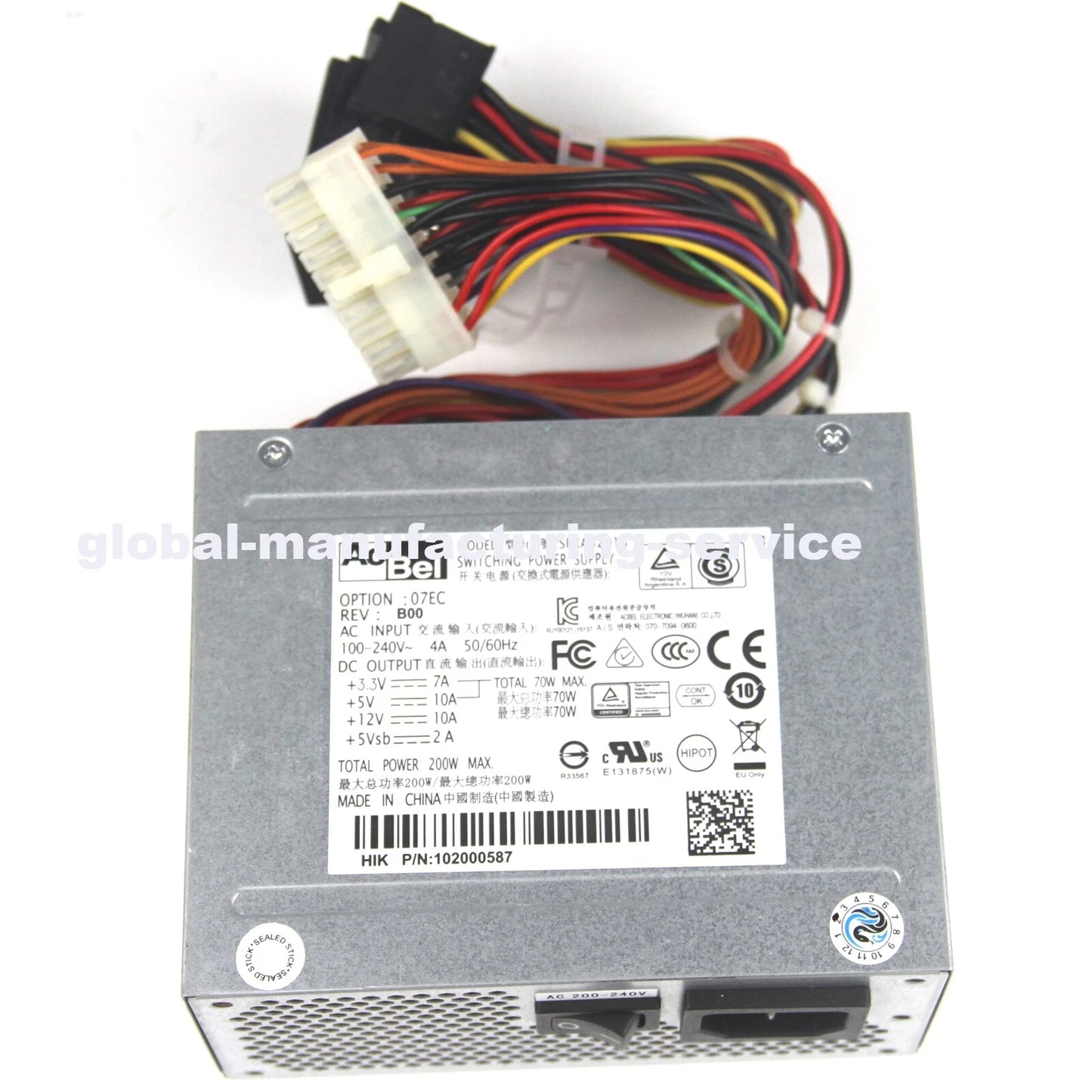 1pcs Acbel SFXA5201B 200W Power Supply - US Stock#I