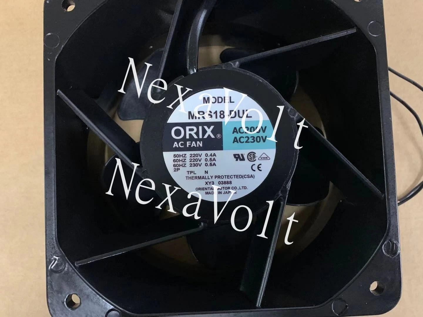 ORIX MRS18-DUL 18cm 18090 200-230V fan 90 Warranty