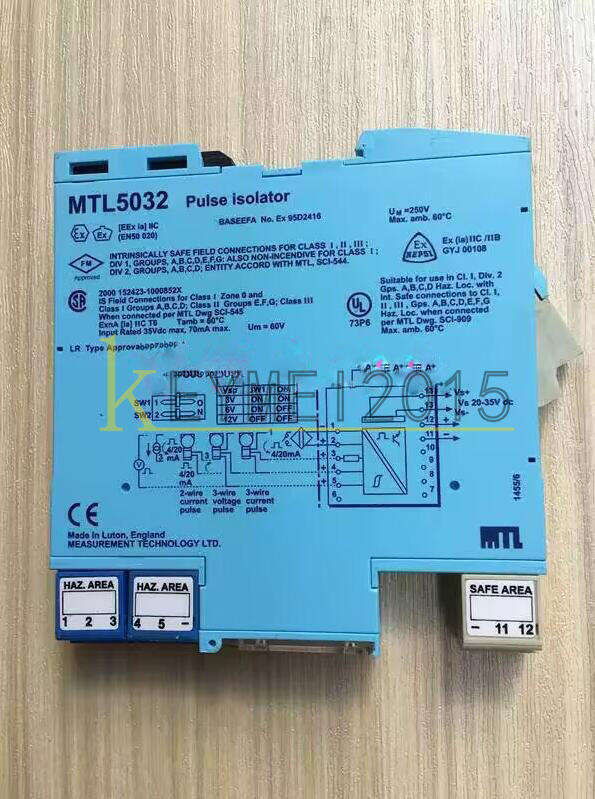 used 1PCS  MTL MTL5032 Pulse Isolator MTL-5032 MTL