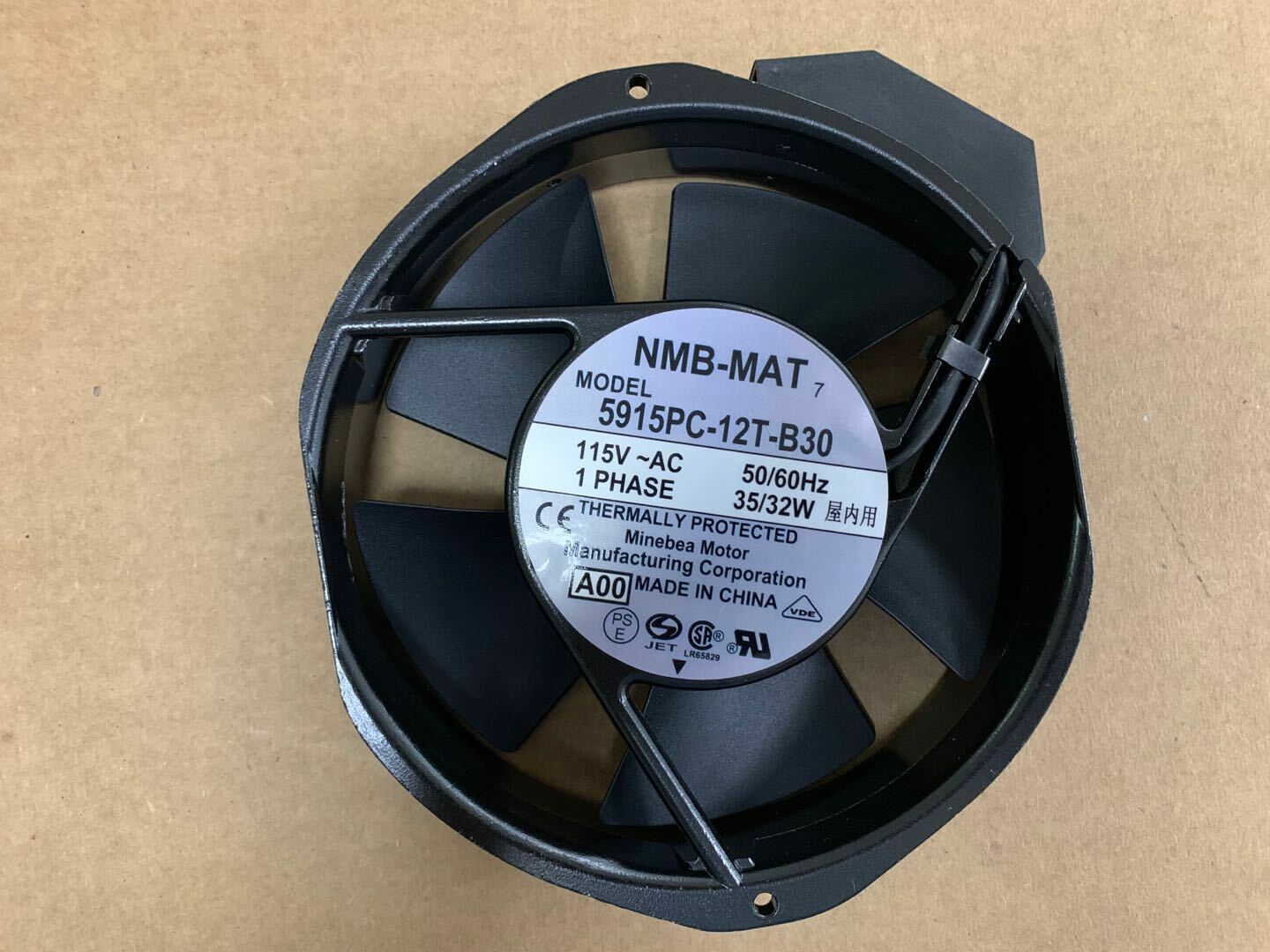 new Nmb Technologies 5915Pc-12T-B30-A00 Axial Fan 150Mm 115Vac 380Ma - NMB TECHNOLOGIES