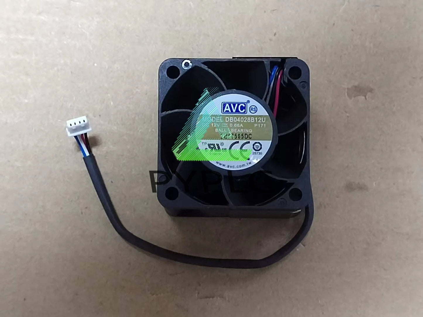 1 PCS AVC Fan DB04028B12U-P171 DC12V 0.66A 4CM 4028 4-wire high air volume fan