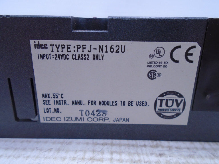 IDEC PFJ-N162U PLC Module with 16-bit Address Space and 16 I/O Points for Industrial Automation - IDEC