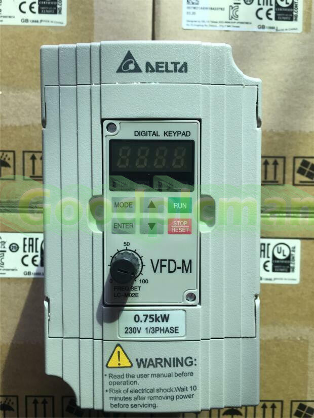 ship Delta VFD007M21A Inverter VFD007M21A 220V 0.75KW