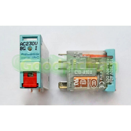 1PC RELECO C10-A10X AC230V Power Relay 230VAC 5Pin 10A 250VAC