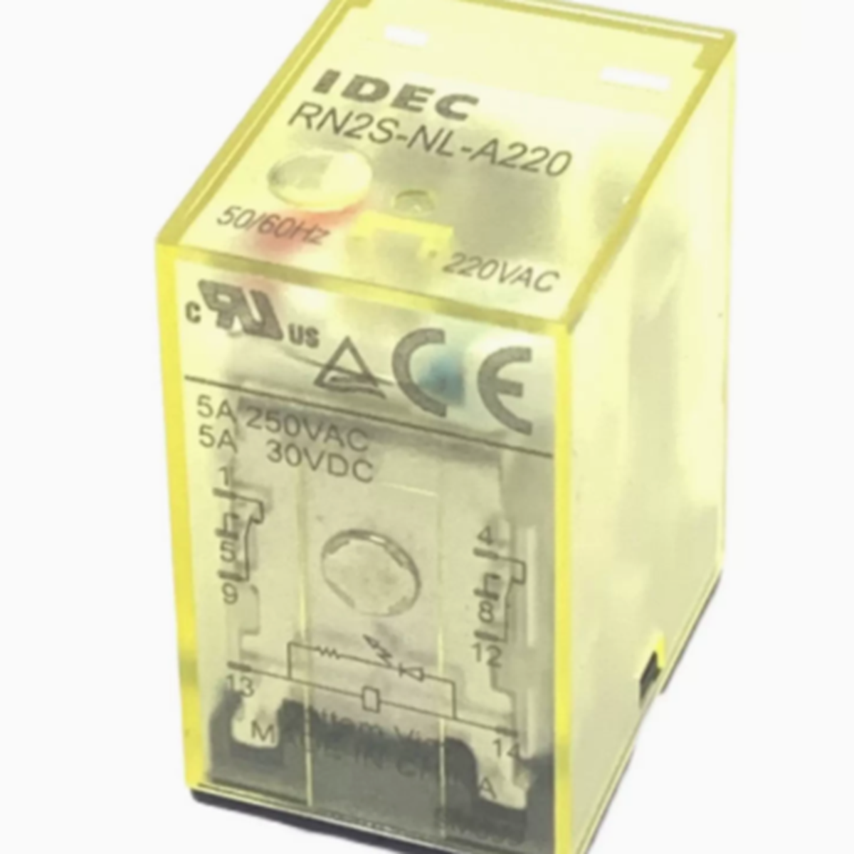 10PCS IDEC RN2S-NL-D24 RN2S-NL-A220 Relay - IDEC