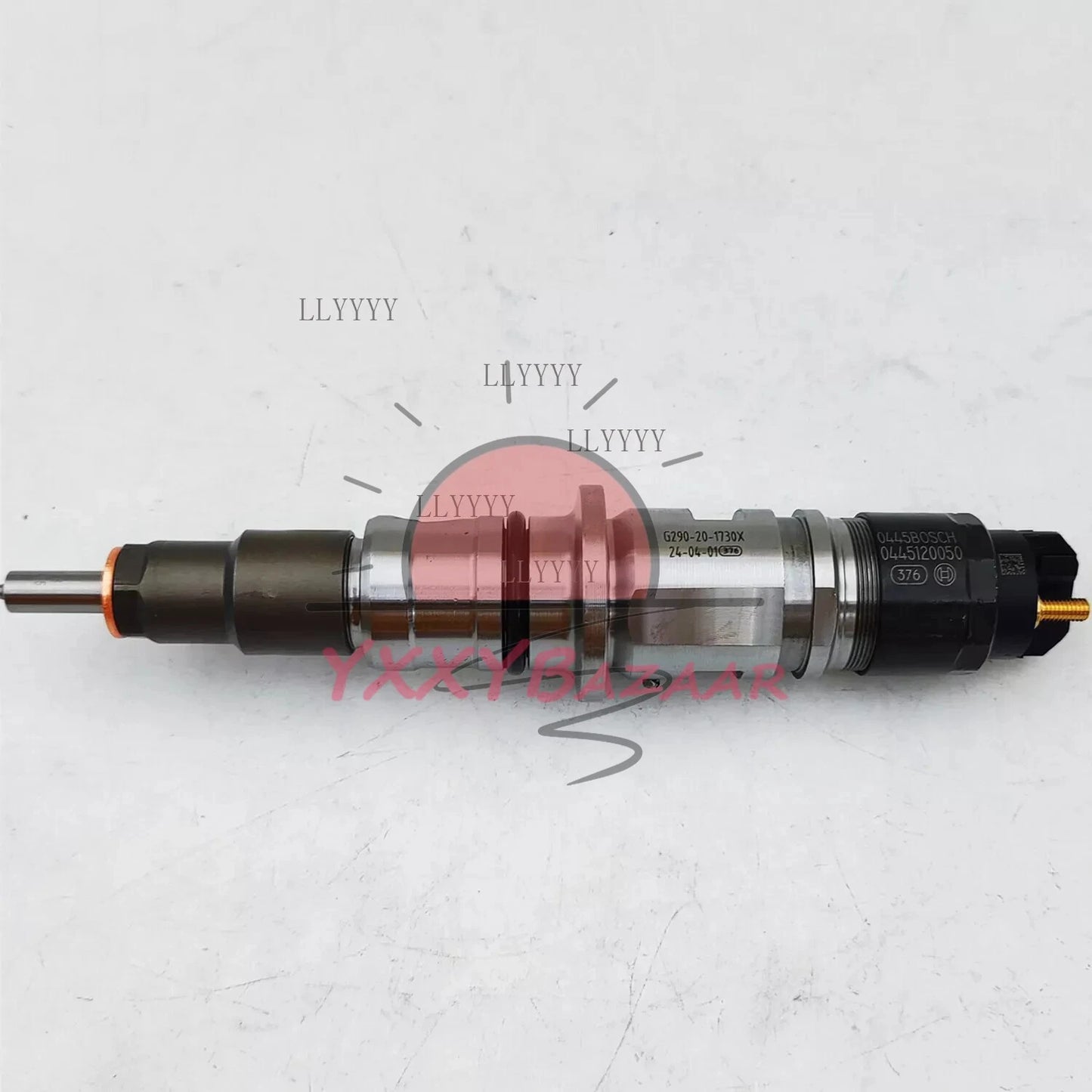 6X Diesel Fuel Injector W/Tubes 0445120050 For Bosch Dodge Ram 2500/3500 6.7L