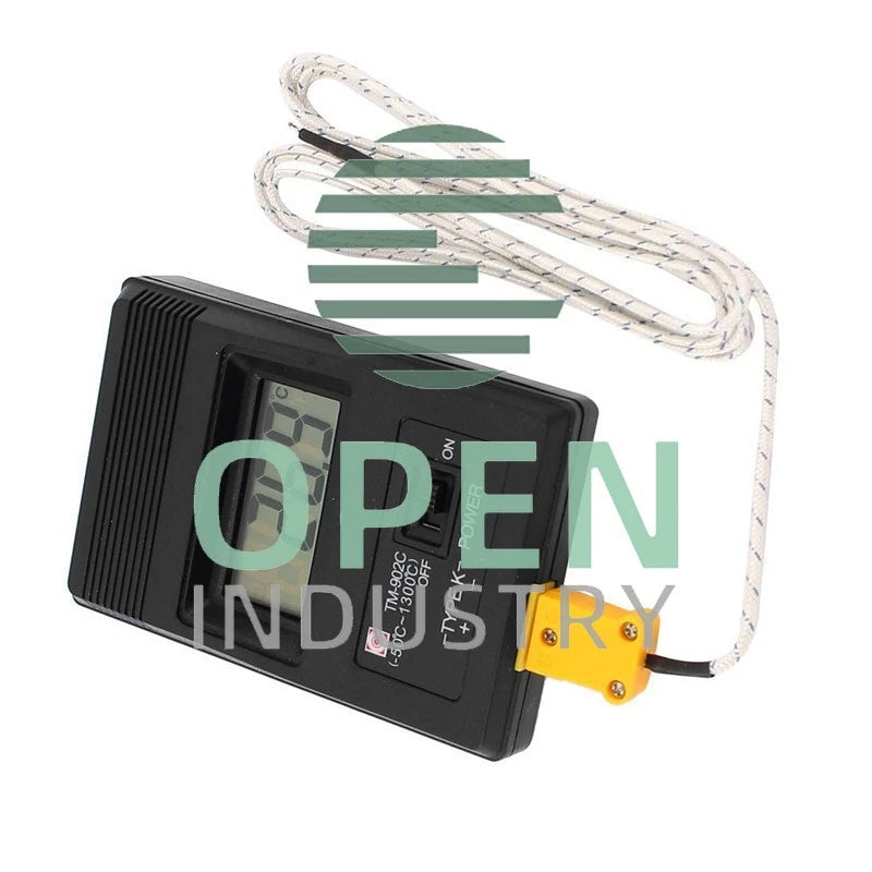 TM-902C Digital LCD K Type Thermometer Meter Single Input + Thermocouple Probe M