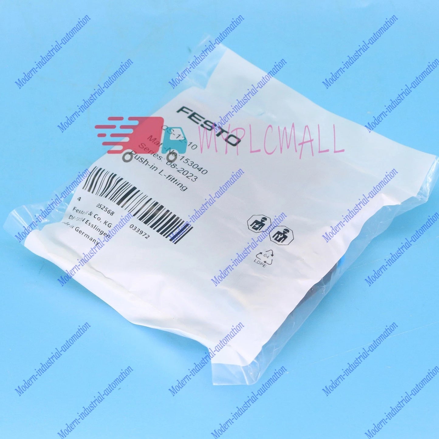 10pc FESTO QS-12-10 153040 Push-In Connector fast Ship #YP1