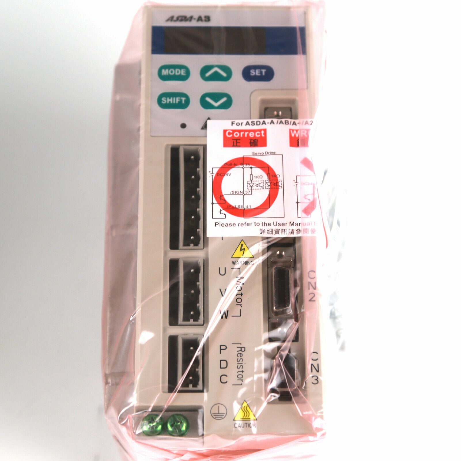 new   Delta ASD-A0421-AB AC Servo Drive 400W Delta