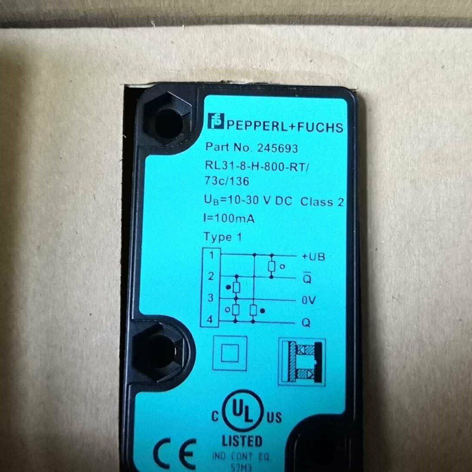 New Pepperl+Fuchs RL31-8-H-800-Photoelectric Sensors - PEPPERL+FUCHS