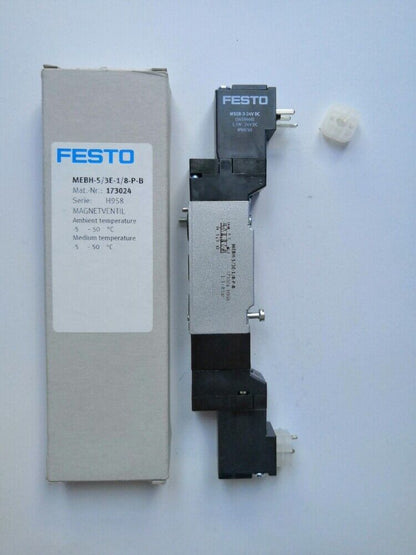new 1PC  FESTO solenoid valve MEBH-5/3E-1/8-P-B 173024