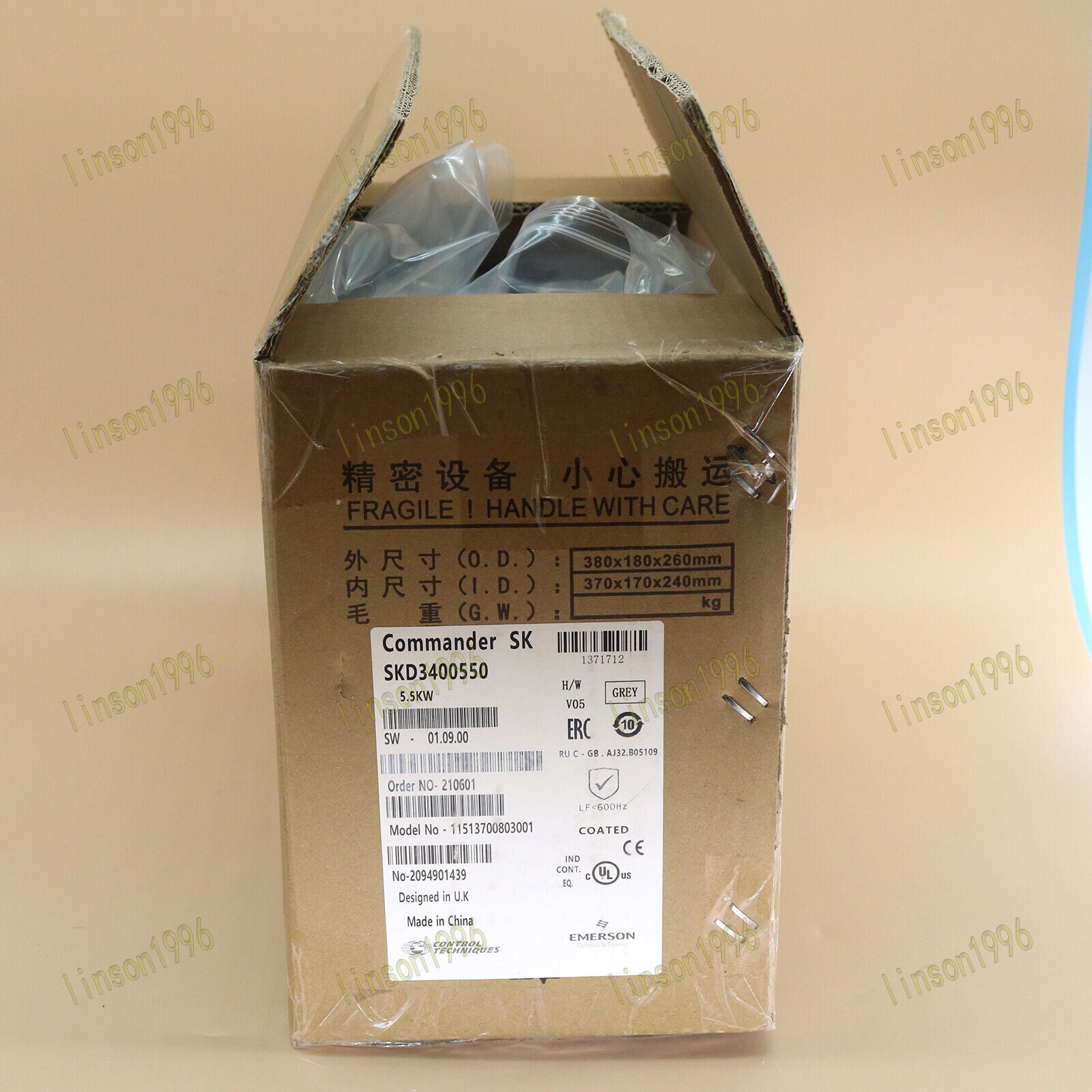 1PC Emerson Nidec Inverter SKD3400550 380V 5.5KW 3Phase Fast Ship - EMERSON NIDEC