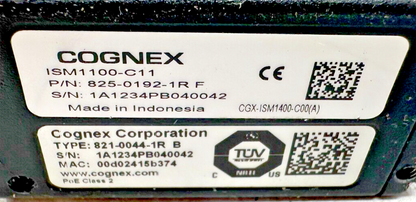 used Cognex 821-0044-1R Vision Camera 825-0192-1R ISM1100-C11 - COGNEX