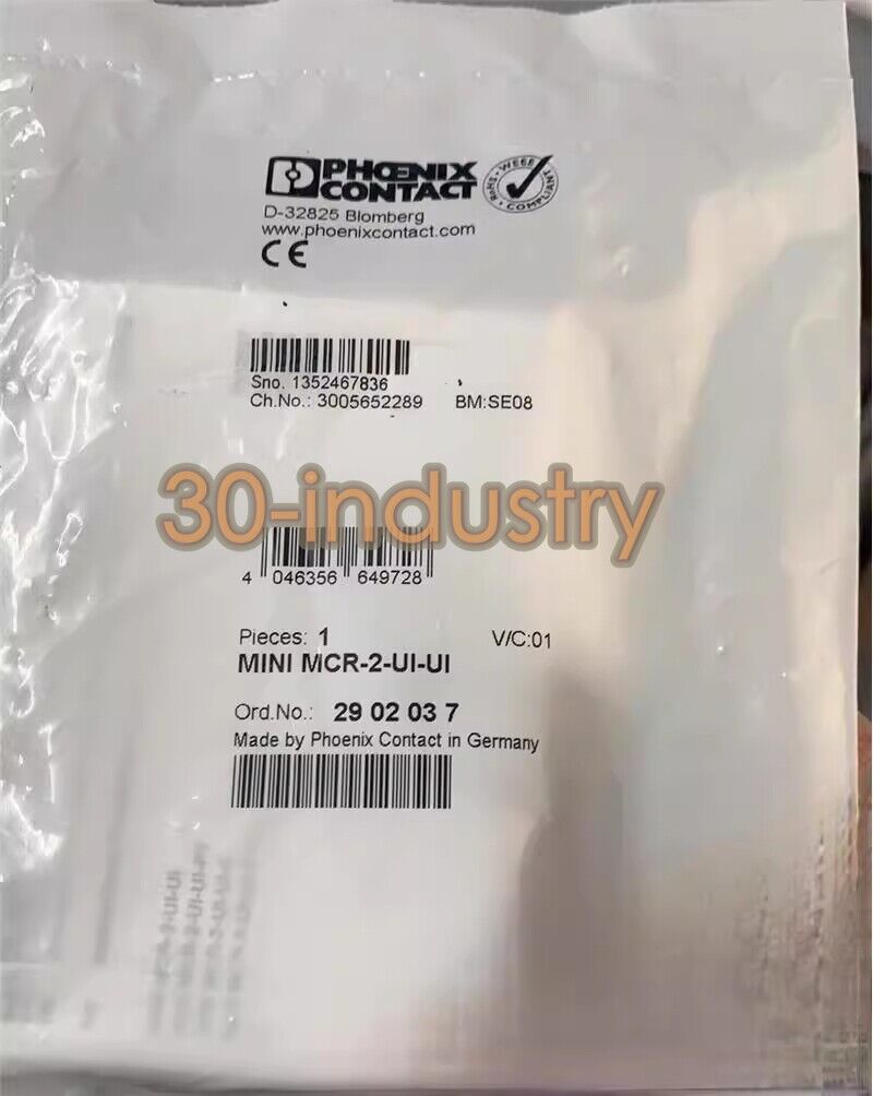 Phoenix Contact MINI MCR-2-UI-UI 2902037 Isolation Amplifier - PHOENIX CONTACT
