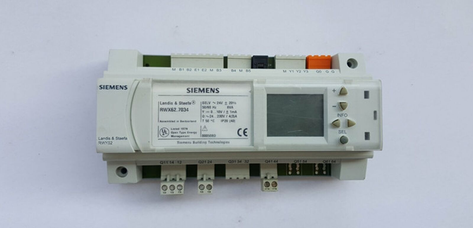 used 1 PC  Siemens RWX62.7034 Controller Module In Good Condition