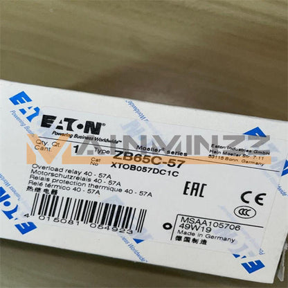 ZB65C-57 Thermal Overload Relay - EATON MUELLER