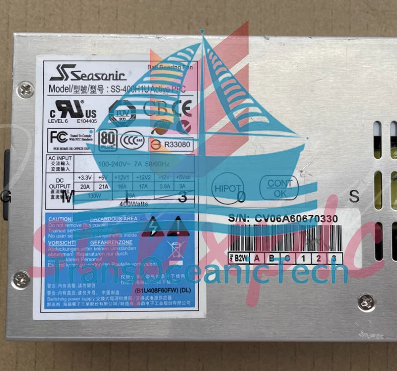 1PC Server power supply SS-400H1U Active PFC 400W 1U