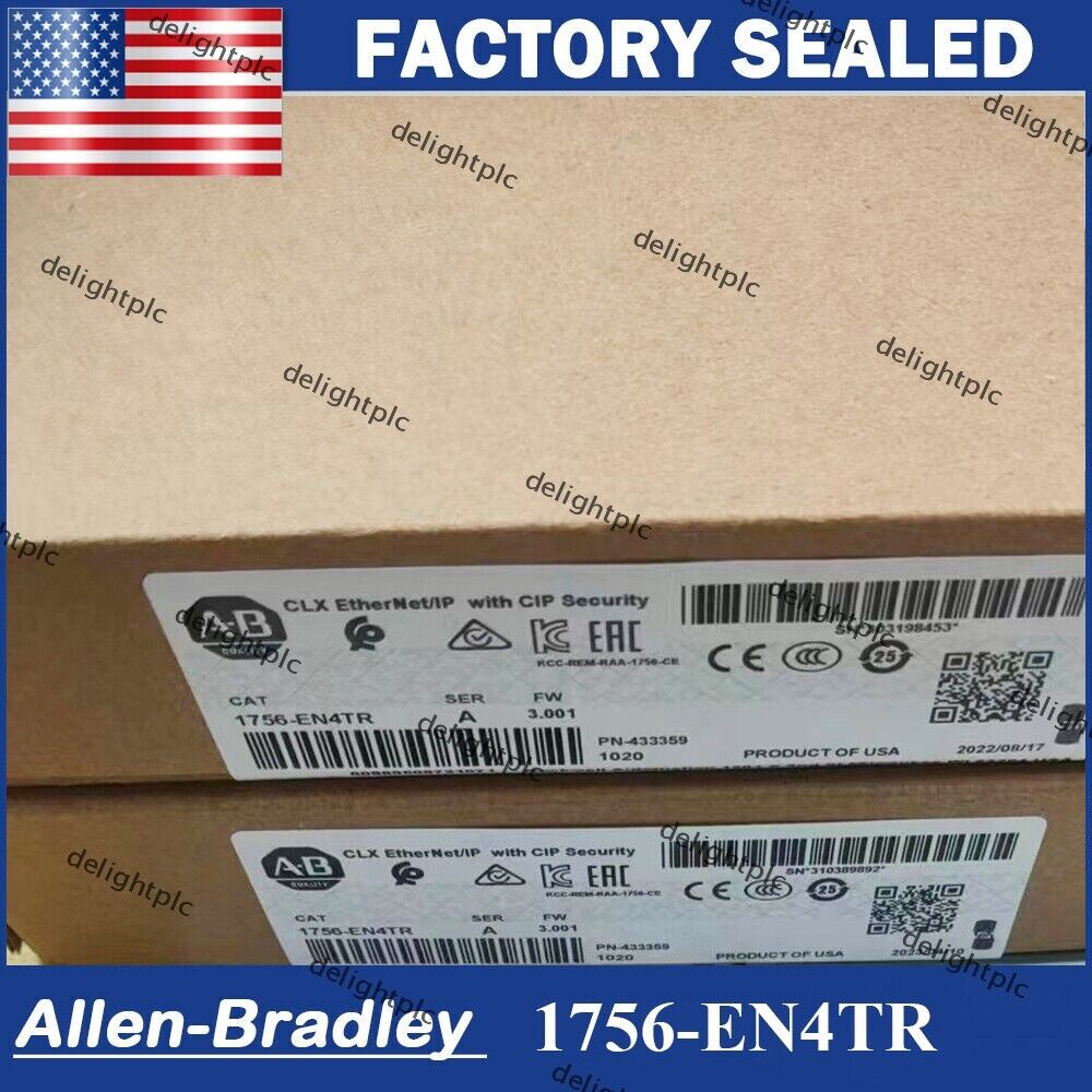 Factory Sealed AB 1756-EN4TR ControlLogix EtherNet Dual Port Module AB