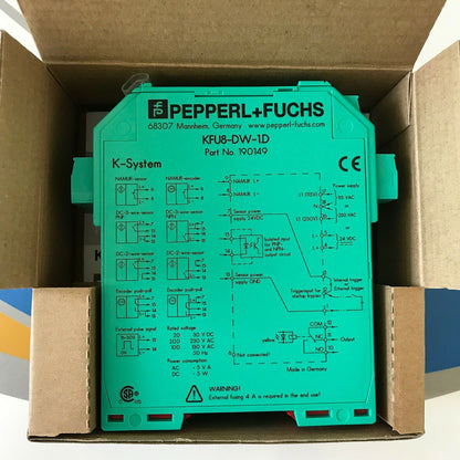 PEPPERL+FUCHS Safety Barrier KFU8-DW-1.D in Box - PEPPERL+FUCHS