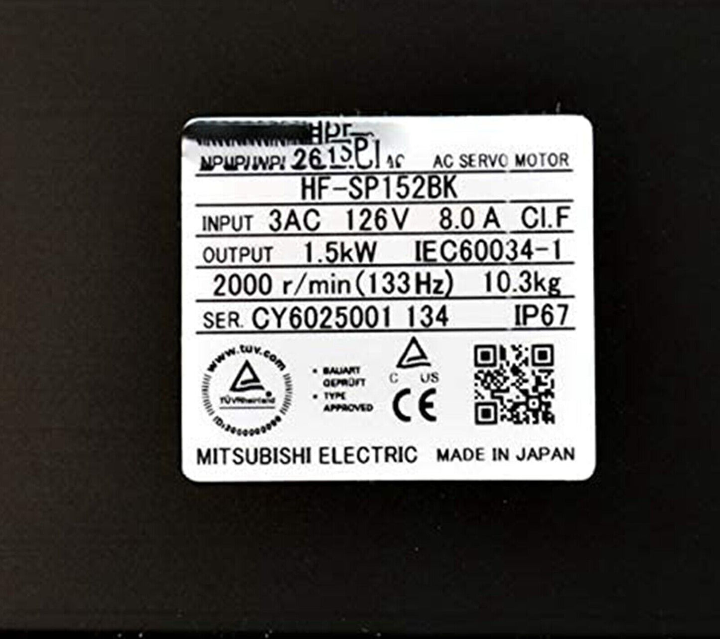 new MITSUBISHI HF-SP152BK HFSP152BK Servo Motor - MITSUBISHI