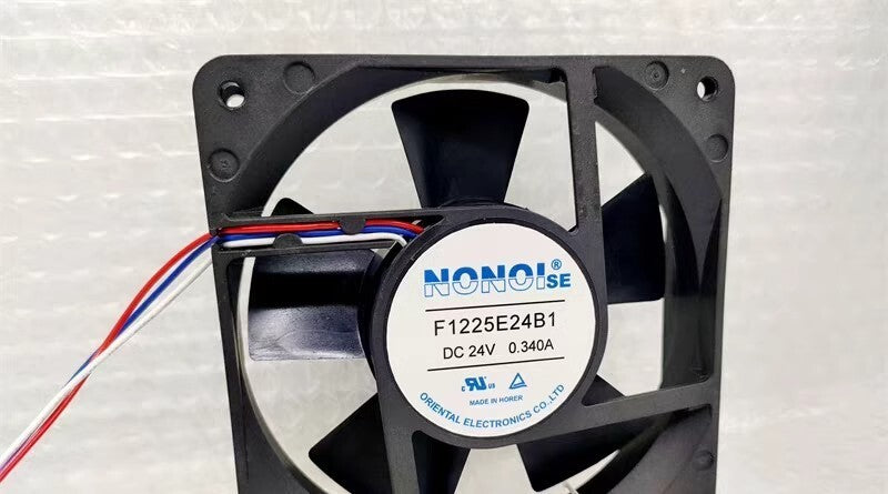 NONOI F1225E24B1 12025 DC24V 0.340A 3-Wire Inverter Cooling Fan