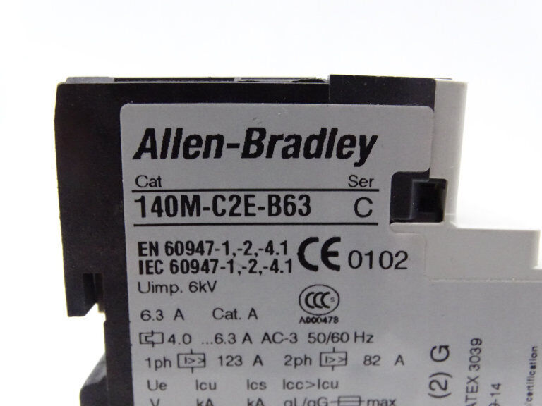 ALLEN BRADLEY 140M-C2E-B63 SERIES C CIRCUIT BREAKER - ALLEN BRADLEY