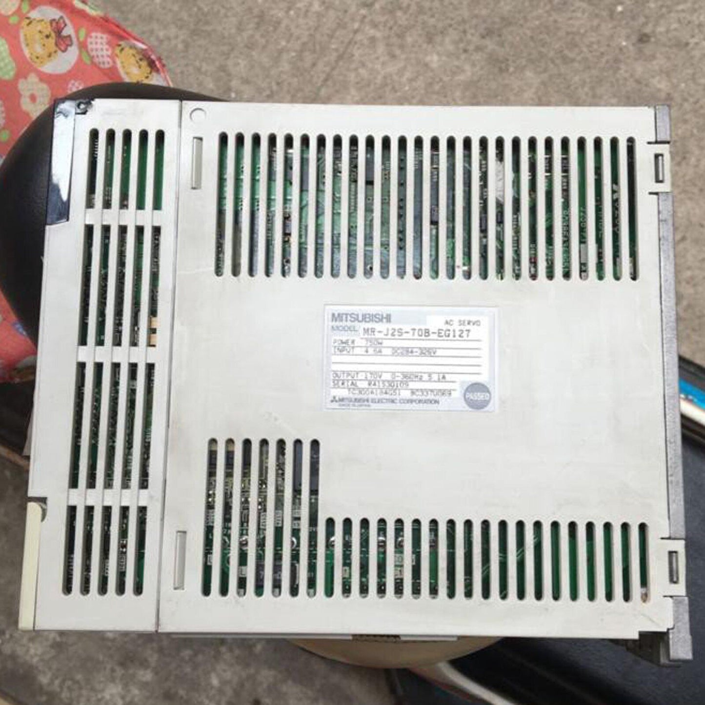 used Mitsubishi AC SERVO DRIVER MR-J2S-70B-EG127, tested and reliable - MITSUBISHI