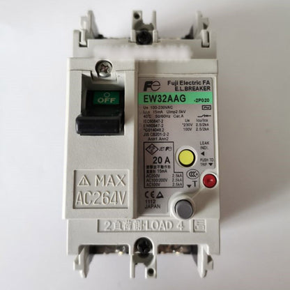 1-PC Fuji EW32AAG 2P 20A Circuit Breaker - FUJI