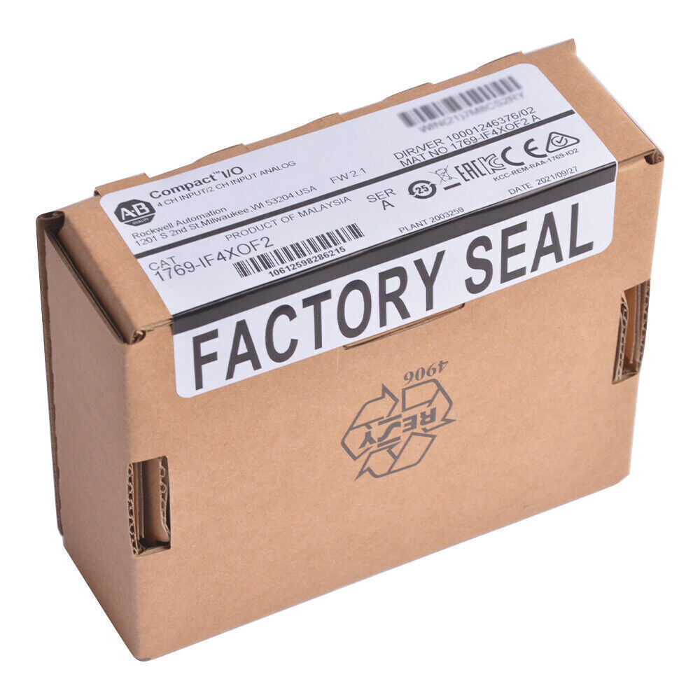 Sealed AB 1769-IF4XOF2 CompactLogix 6 Pt Module - COMPACTLOGIX