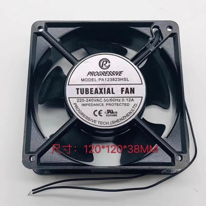 1PCS PA123823HSL AC220V-240V 0.12A 12038 Cabinet Cooling Fan