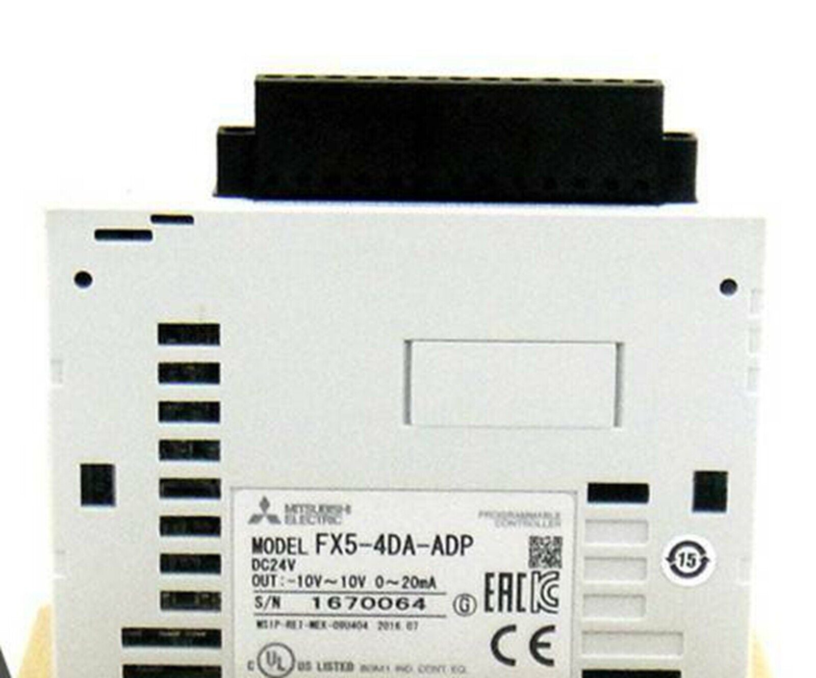 1PC MITSUBISHI Programmable Controller FX5-4DA-ADP | High-Performance PLC Controller with 4 Input/2 Output Slots | Supports IEC 60870-5-7 Industrial Communication | Easy-to-Program Logic for Industrial Applications - MITSUBISHI