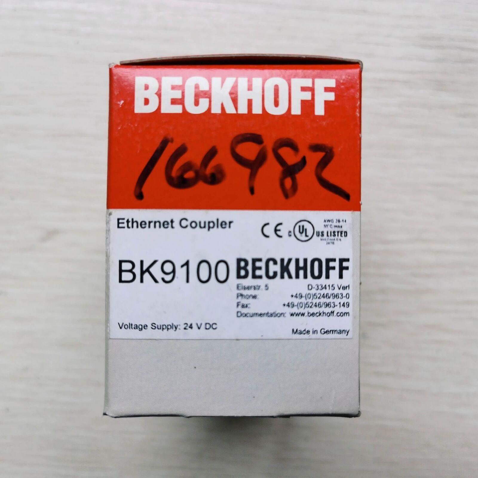 new 1PC  BECKHOFF ВК9100 PLC In Box ping ВК 9100