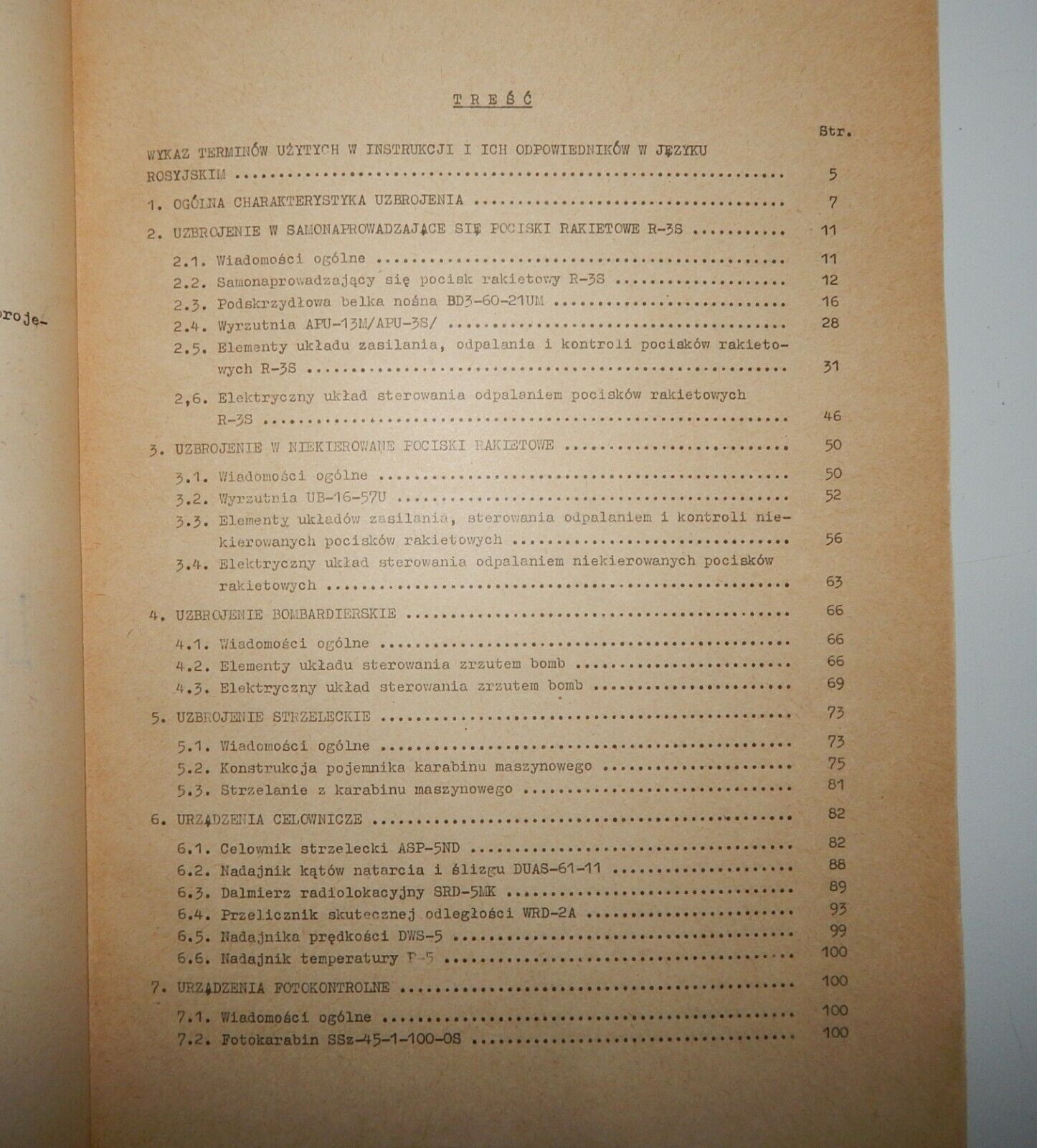 Used Manual Aircraft MiG-21 Technical Description - MANUAL AIRCRAFT