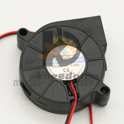 1x YEF FD5015SHB DC24V 0.09A 2-Pin Turbo Cooling Fan