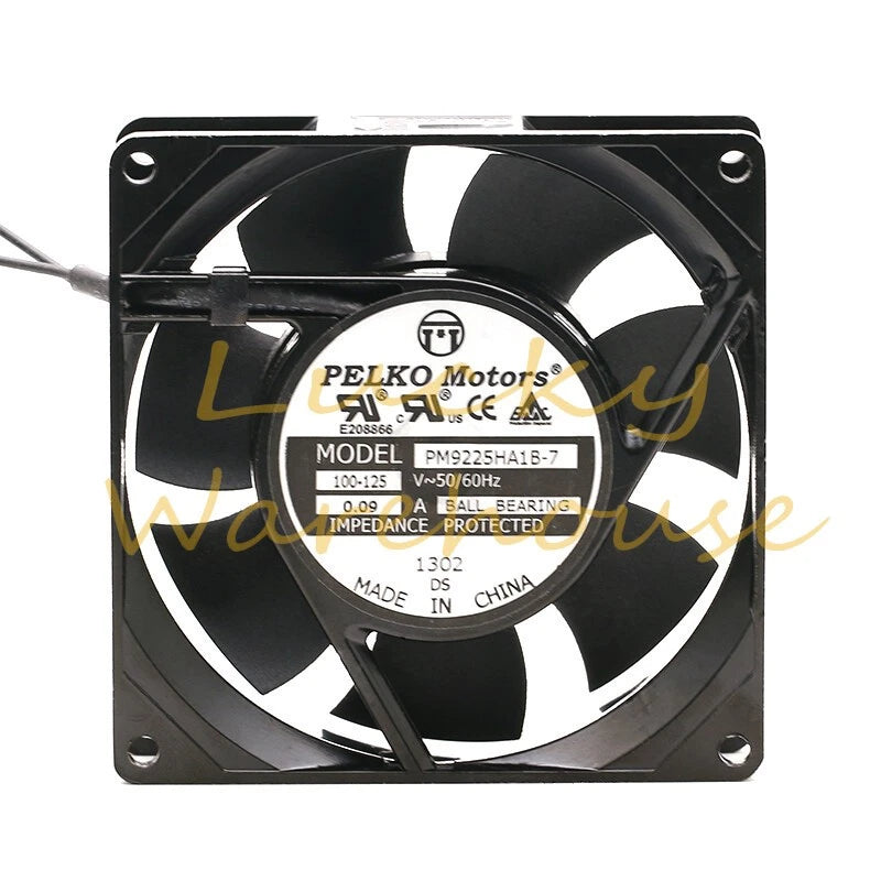 1pcs PELKO MOTORS PM9225HA1B-7 9225 9CM 100V 0.09A cooling fan