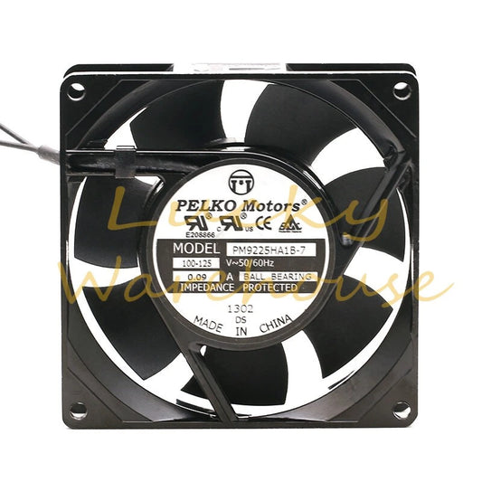 1pcs PELKO MOTORS PM9225HA1B-7 9225 9CM 100V 0.09A cooling fan