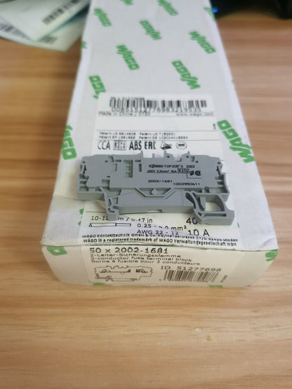 20PCS Wago 2002-1681 20021681 Teminal Blocks Free Ship