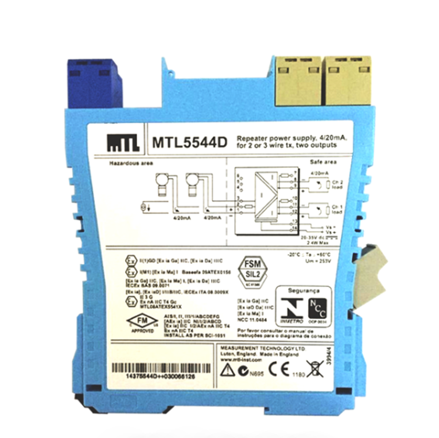 MTL Safety Barrier MTL5544D - MTL