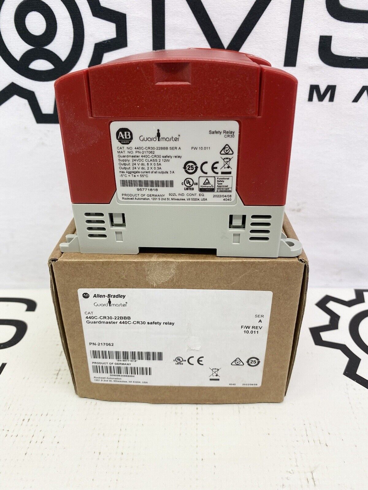 Allen Bradley Guardmaster Safety Relay 440C-CR30-22BBB 22 PT PLC USA - ALLEN BRADLEY