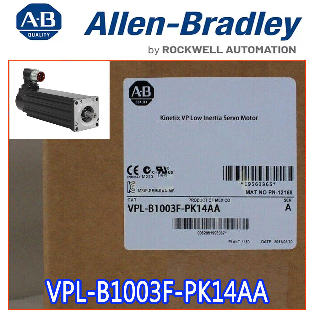Allen Bradley VPL-B1003F-PK14AA VPL-B1003F-PK14AA Kinetix MP Servo Motors - ALLEN BRADLEY