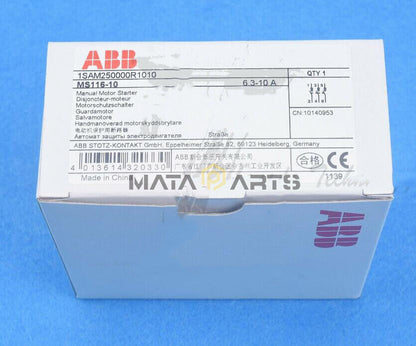 ABB Motor Starter Motor Circuit Breaker MS116-10 6.3-10A - ABB