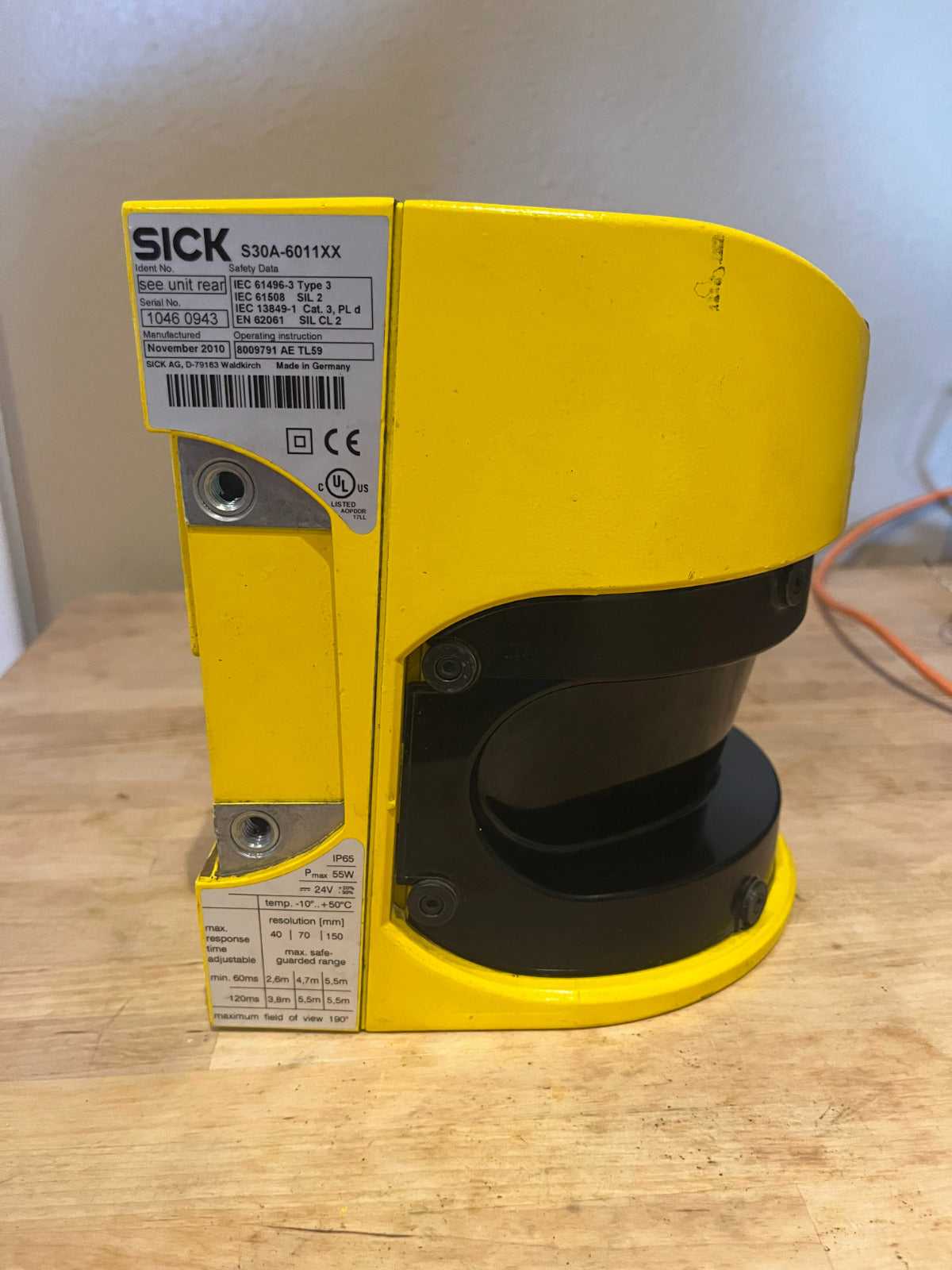 SICK S30A-6011EA NEW RELEASE - SICK MEDICAL EQUIPMENT