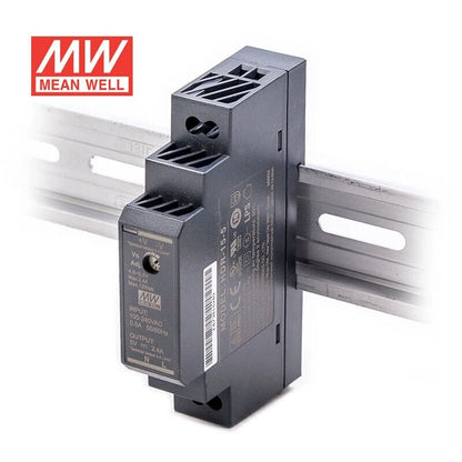 Mean Well HDR-15 Series DIN Rail Power Supply 15W 5V 12V 24V 48V