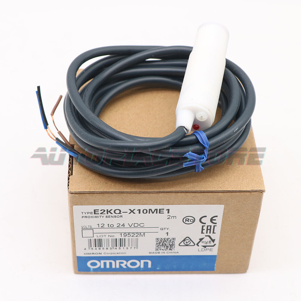 new 1Pcs E2KQ-X10ME1 Omron Proximity Switch E2KQX10ME1 12-24VDC - OMRON