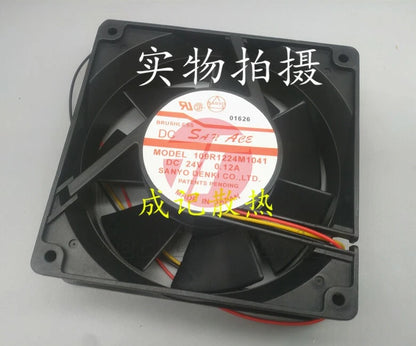1pcs SANYO 109R1224M1041 24V 0.12A 120*120*38MM cooling fan