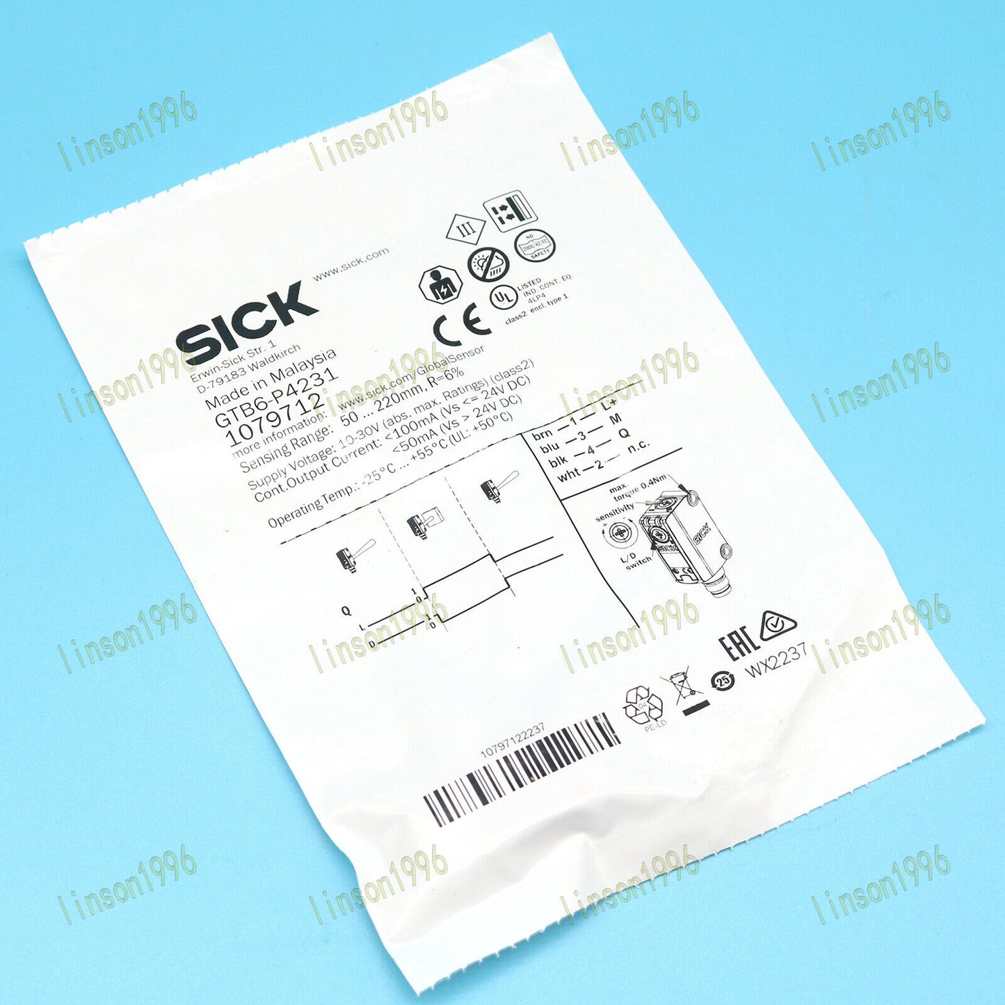 new SICK GTB6-P4231 Photoelectric Switch - SICK