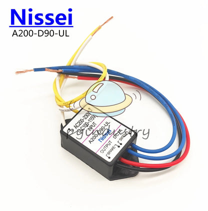 Nissei A200-D90-UL AC200~230V 100~115V 1A BRAKE SWITCH half-wave rectifier