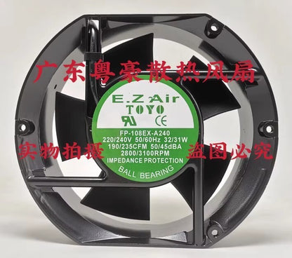 1PCS FP-108EX-A240 17251 220V/240V 32W/31W 17CM Aluminum Cooling Fan